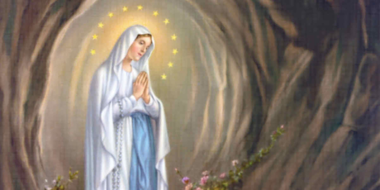 Obrazek Matki Bożej z Lourdes