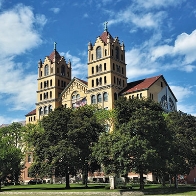 Front of Techny Towers at Society of the Divine Word