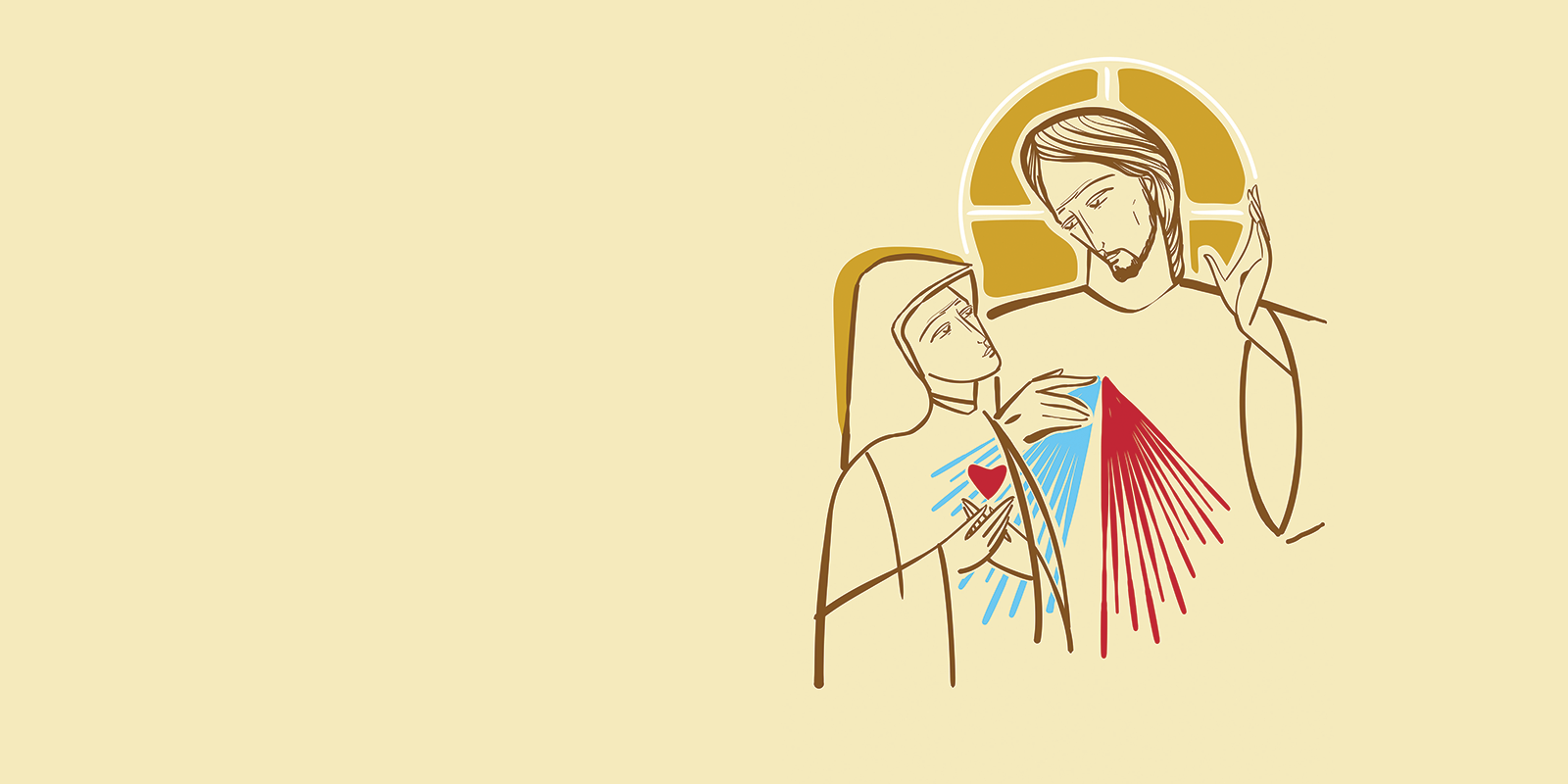 Jesús misericordioso, hermana Faustyna Kowalska y Juan Pablo II