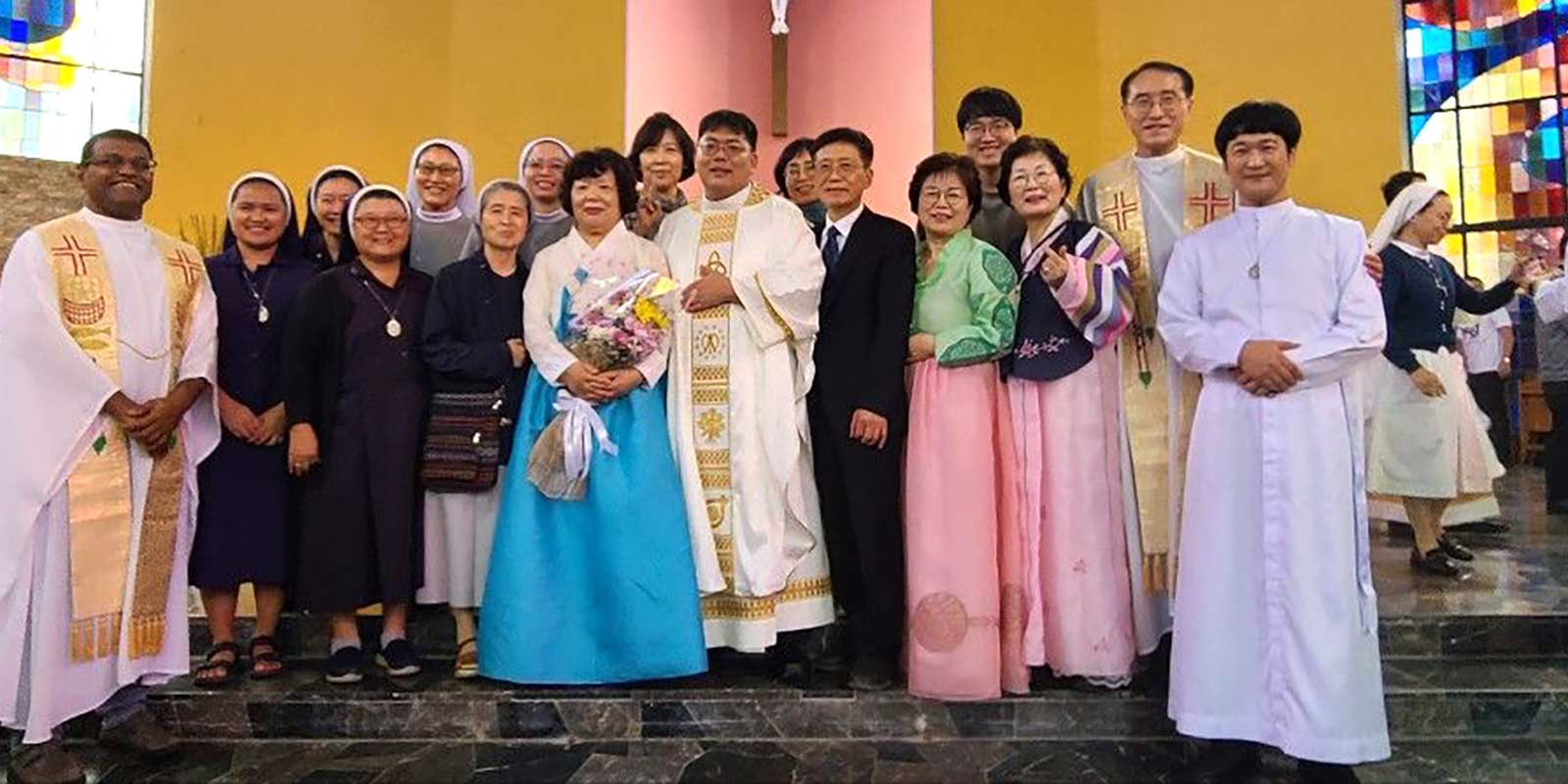 Father Mingyo Daniel Lee SVD at St Martin of Tours Parish