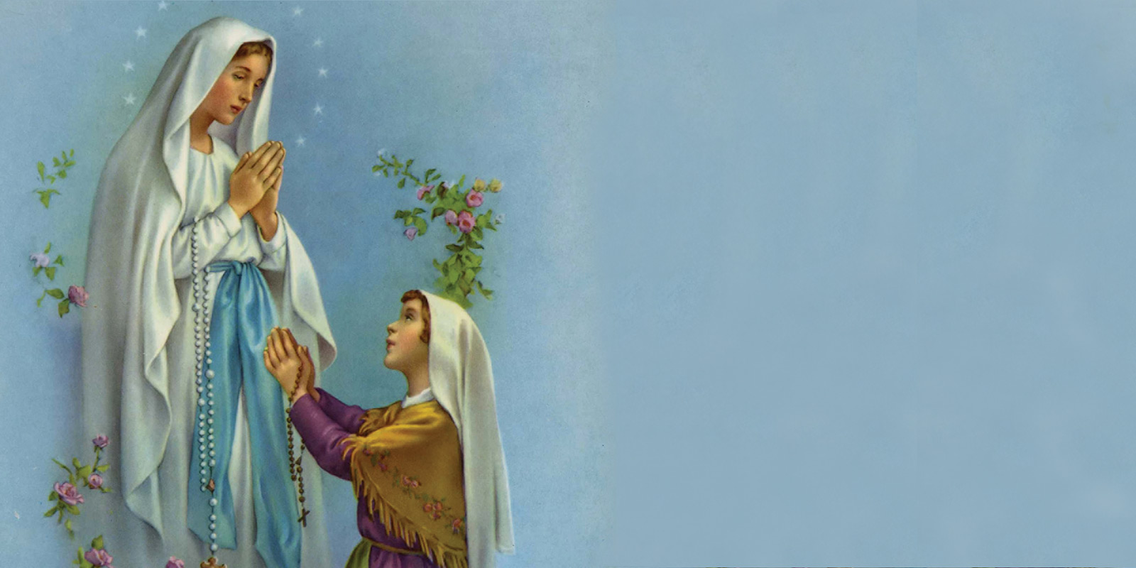 Obrazek Matki Bożej z Lourdes
