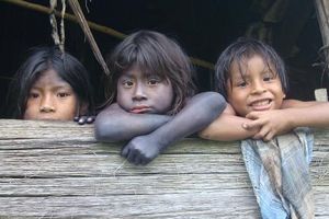 Dzieci Indian Embera Katio